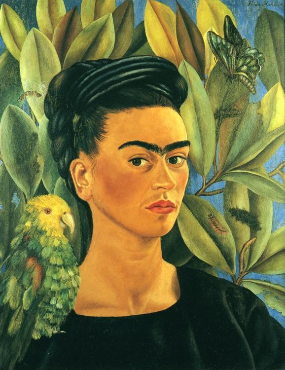 Self Portrait with Bonito, 1941 Frida Kahlo - Passion for paintings